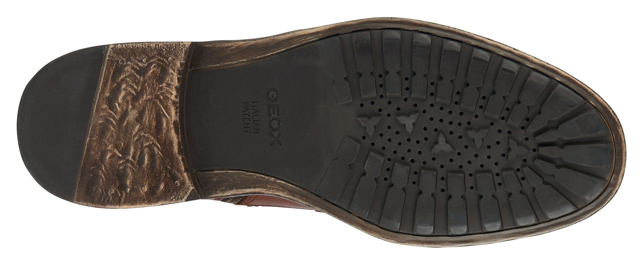 Geox U AURELIO Schnürstiefel mit seitlichem Reißverschluss