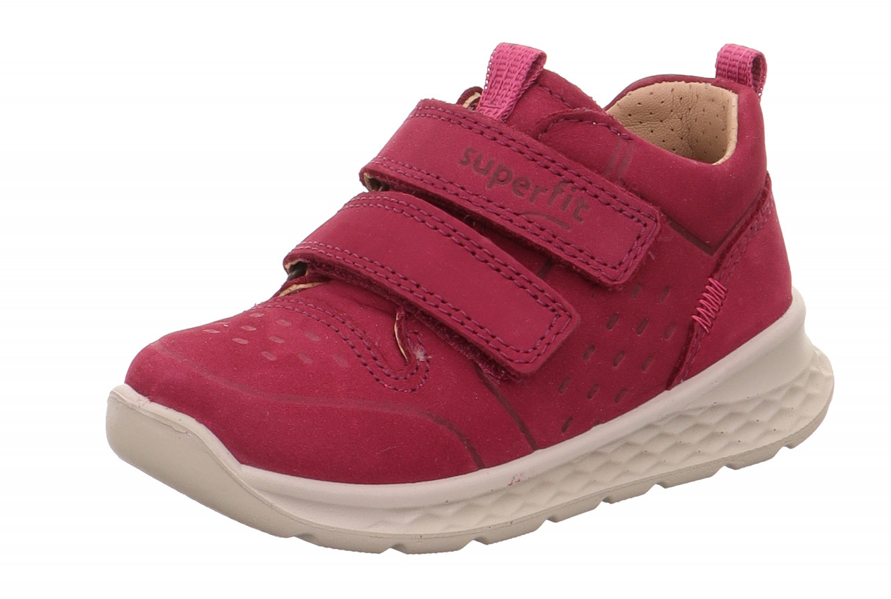 BREEZE - Rot/Rosa Sneaker low mit Klettverschluss