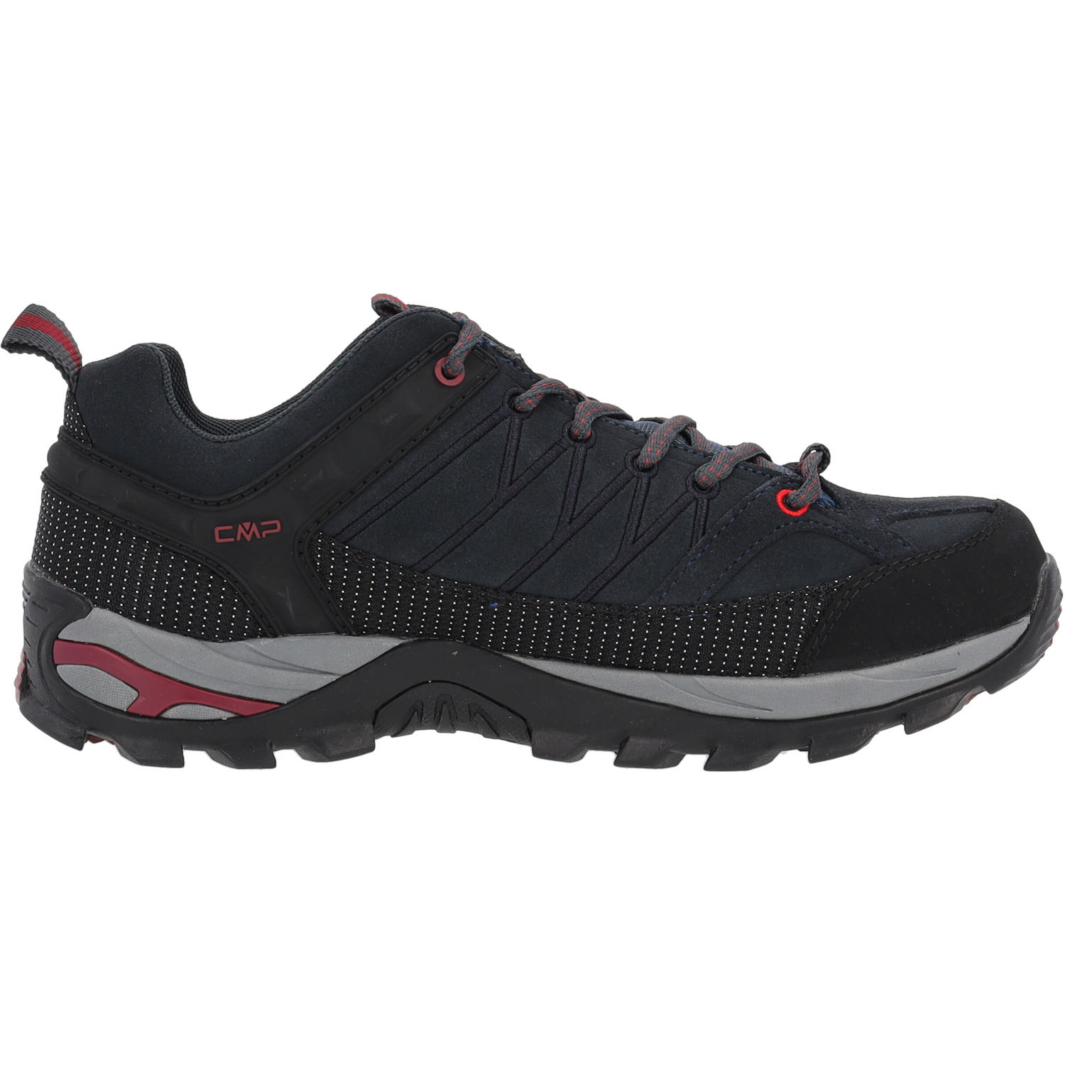 CMP Rigel Low 3Q13247, Trekkingschuhe, Herren, Schwarz (Asphalt-Syrah)