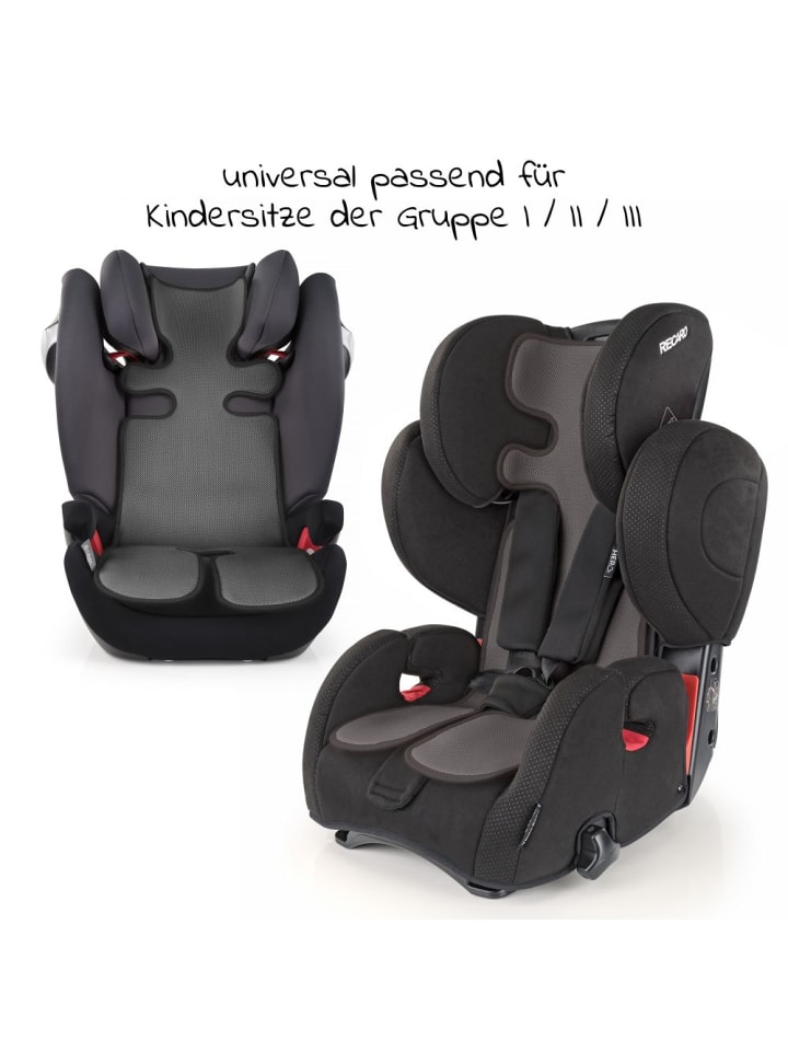 Zamboo Universal Sommer Sitzauflage für Kinderwagen, Buggy in grau,schwarz günstig kaufen onesize