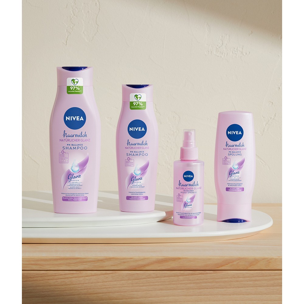 Haarmilch Natürlicher Glanz Mildes Pflegespray