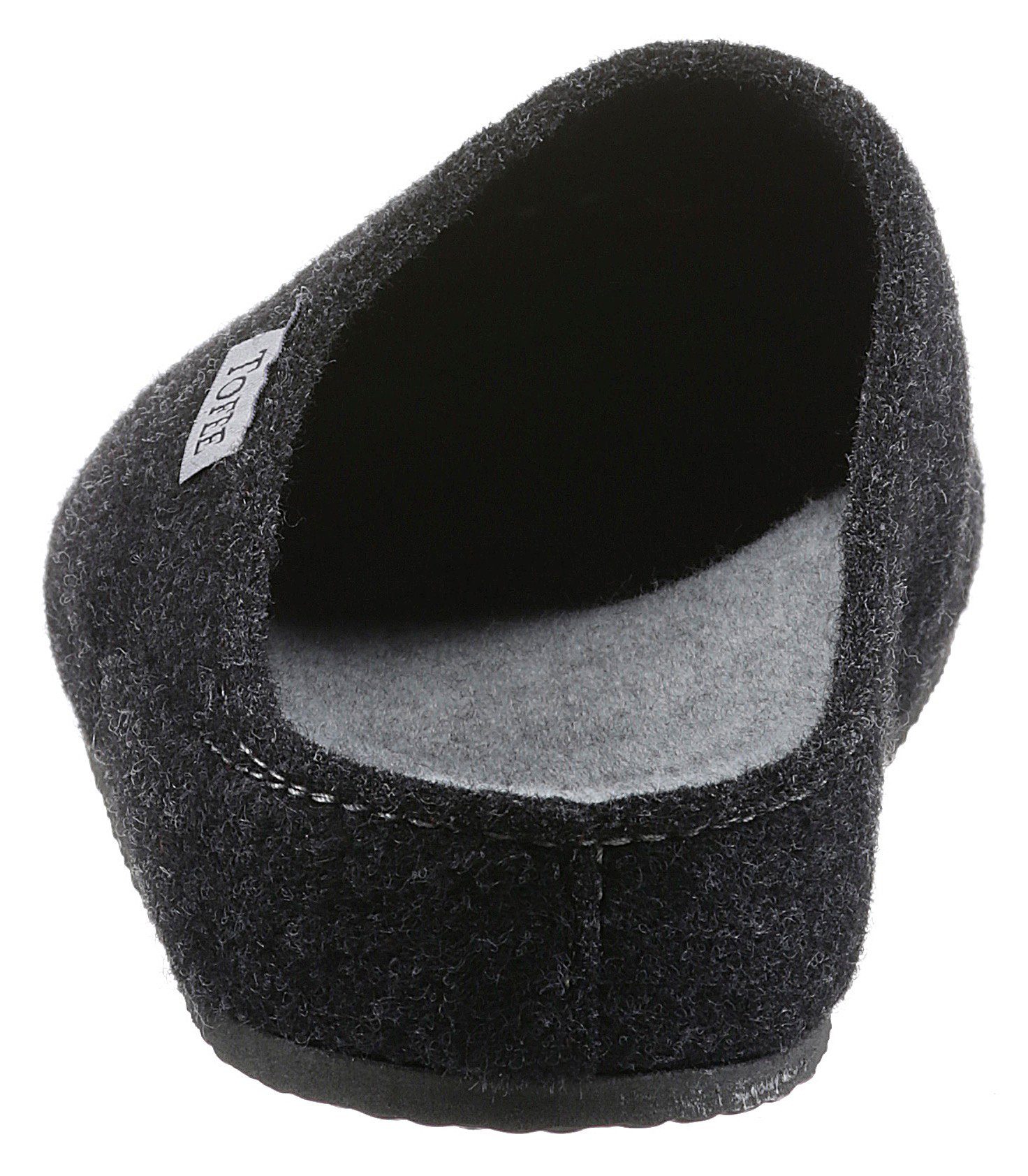 Tofee Pantoffel mit Schriftzug 