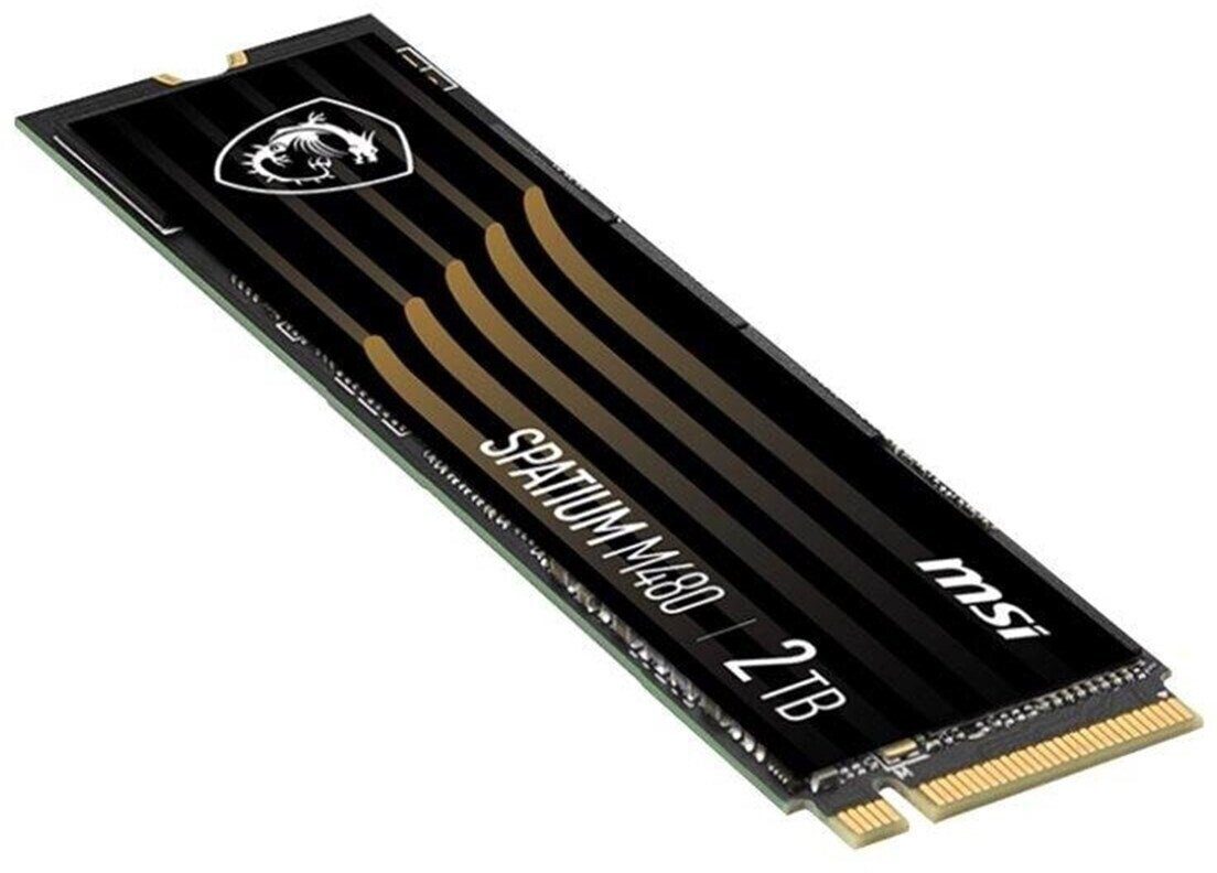 MSI SPATIUM M480 - SSD - verschlüsselt - 1 TB - PCI Express 4.0 x4 (NVMe) Gaming-SSD