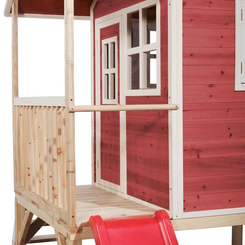 Maisonnette en bois EXIT loft 300 rouge EXIT Toys
