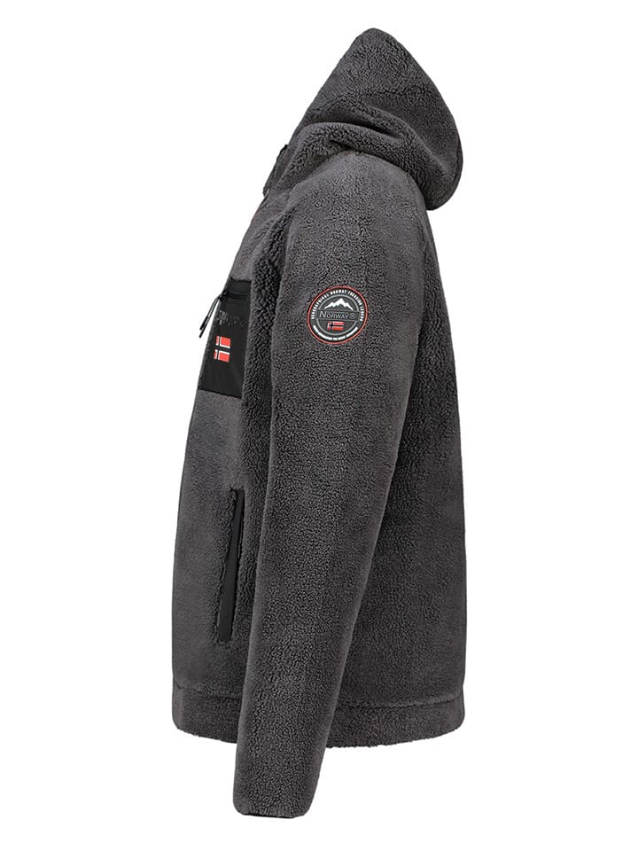 Geographical Norway Fleecejacke in Anthrazit günstig kaufen