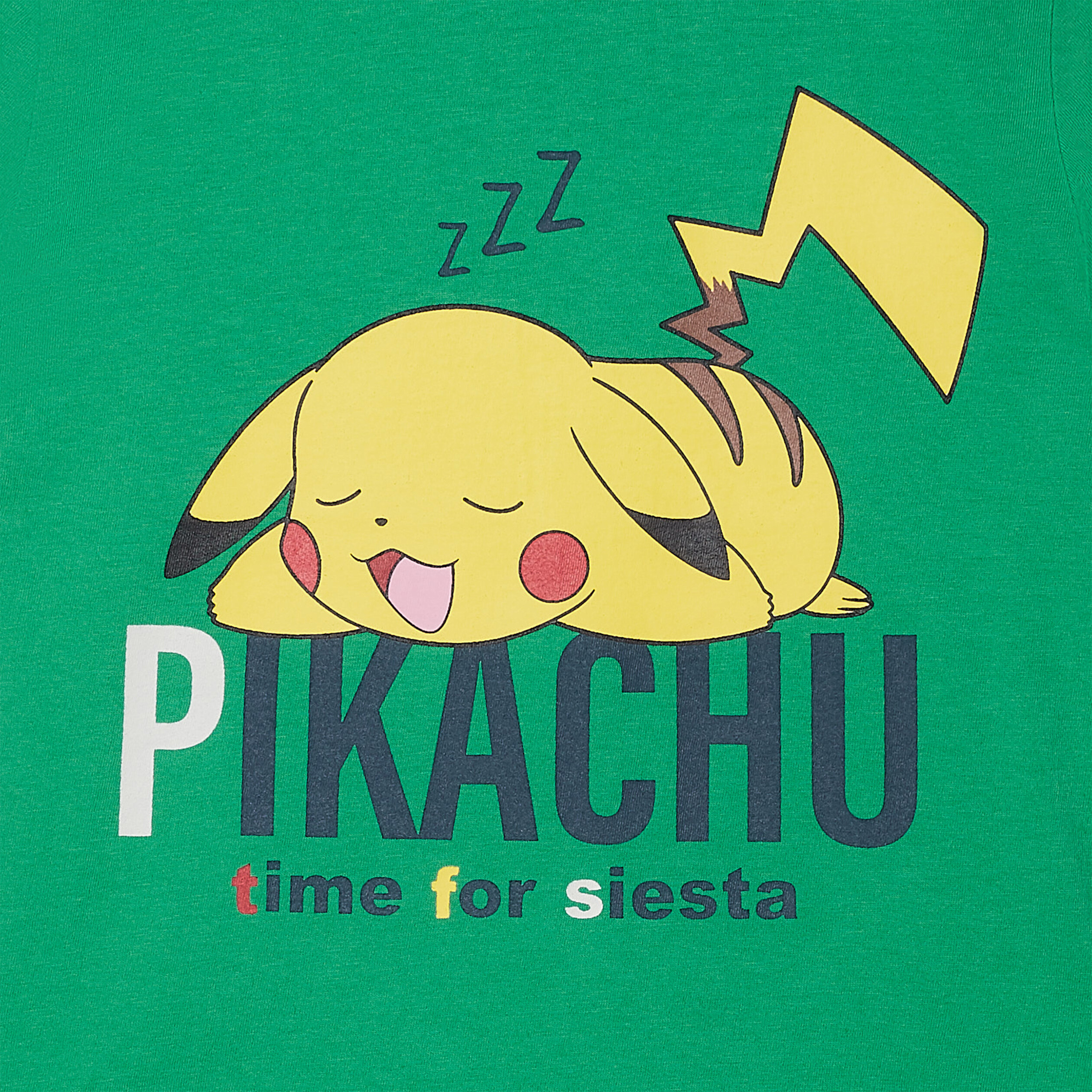 Ensemble pyjama short Pokémon vert garçon | La Halle