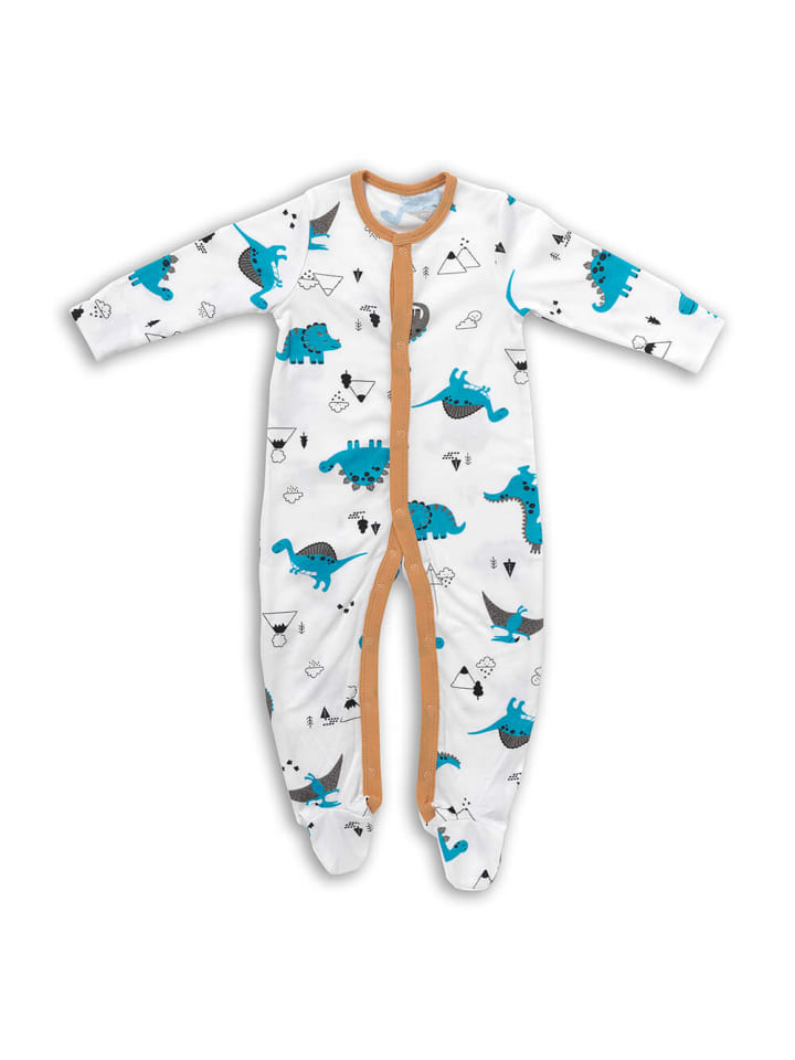 Schlummersack Bio Baby-Schlafanzug langarm 2er Pack in Hellblau günstig kaufen