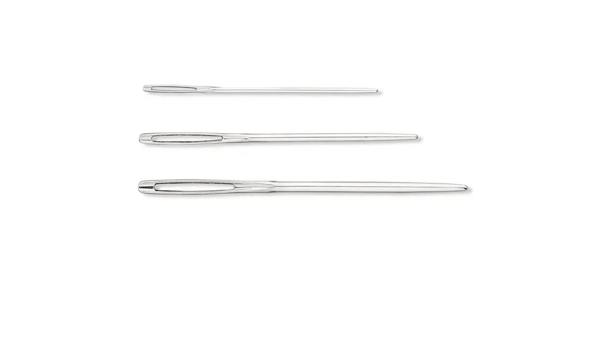 Prym Woll-Nadel ohne Spitze ST 1,3,5 silberfarbig
