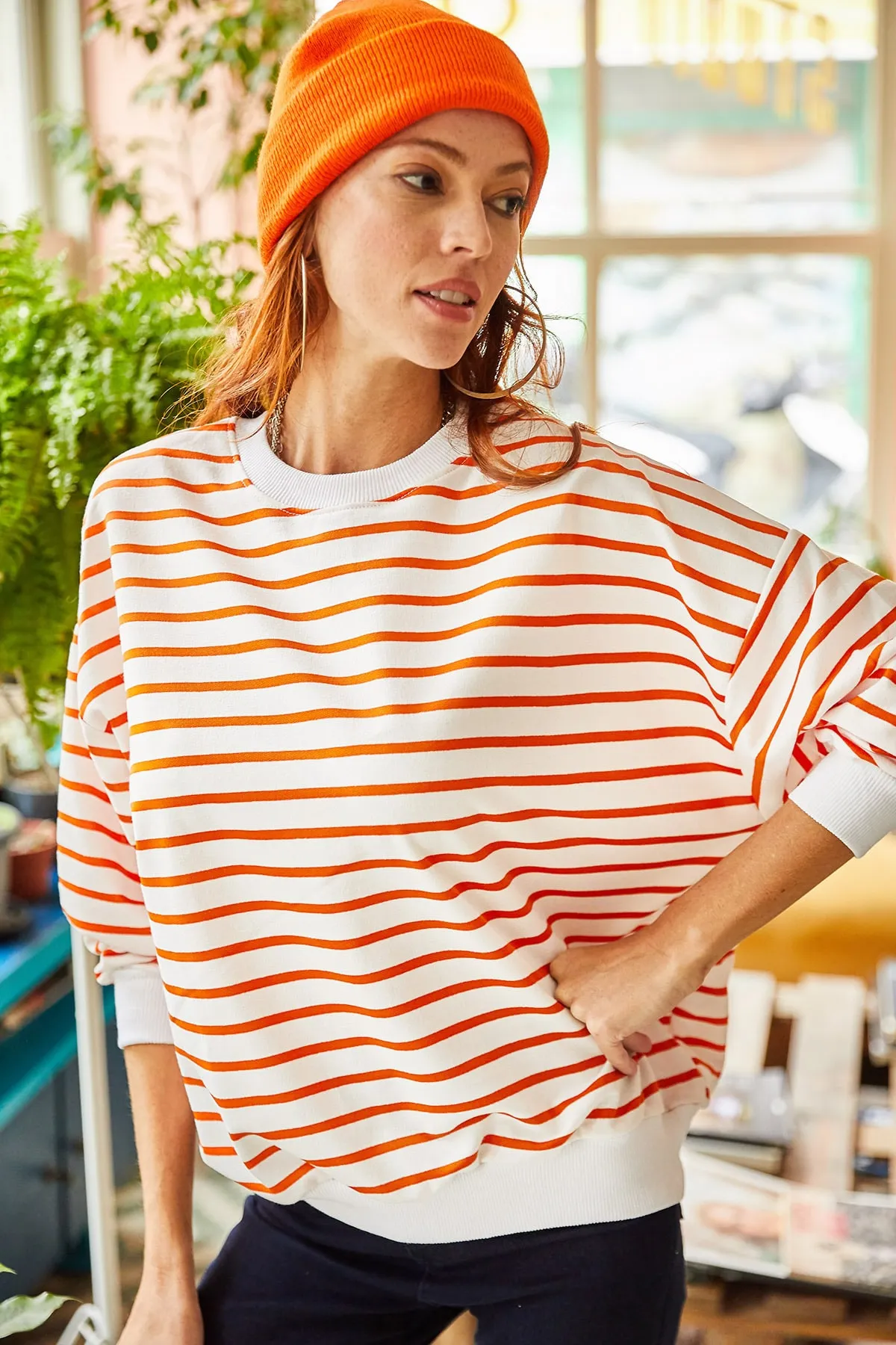 Olalook  Sweatshirt - Mehrfarbig - Oversized