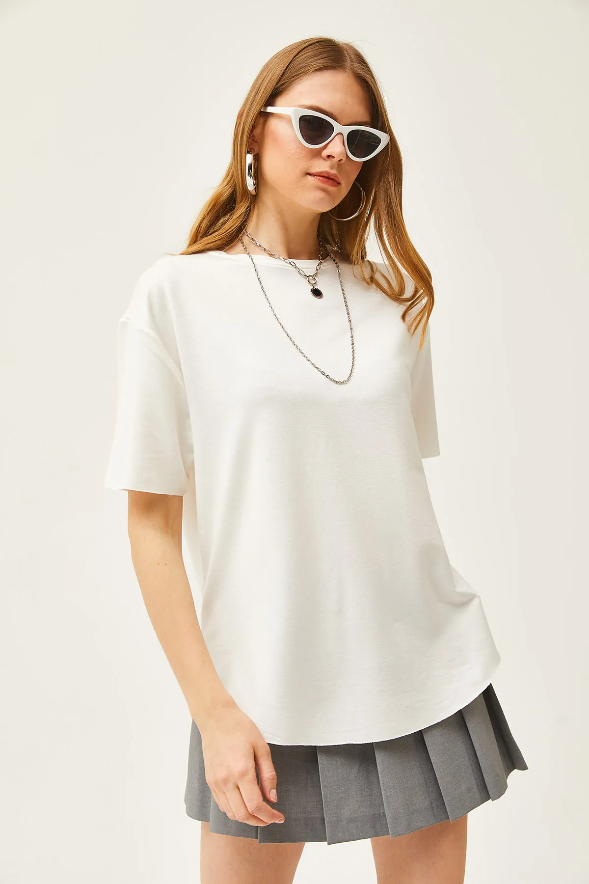 Olalook  T-Shirt - Weiß - Regular Fit