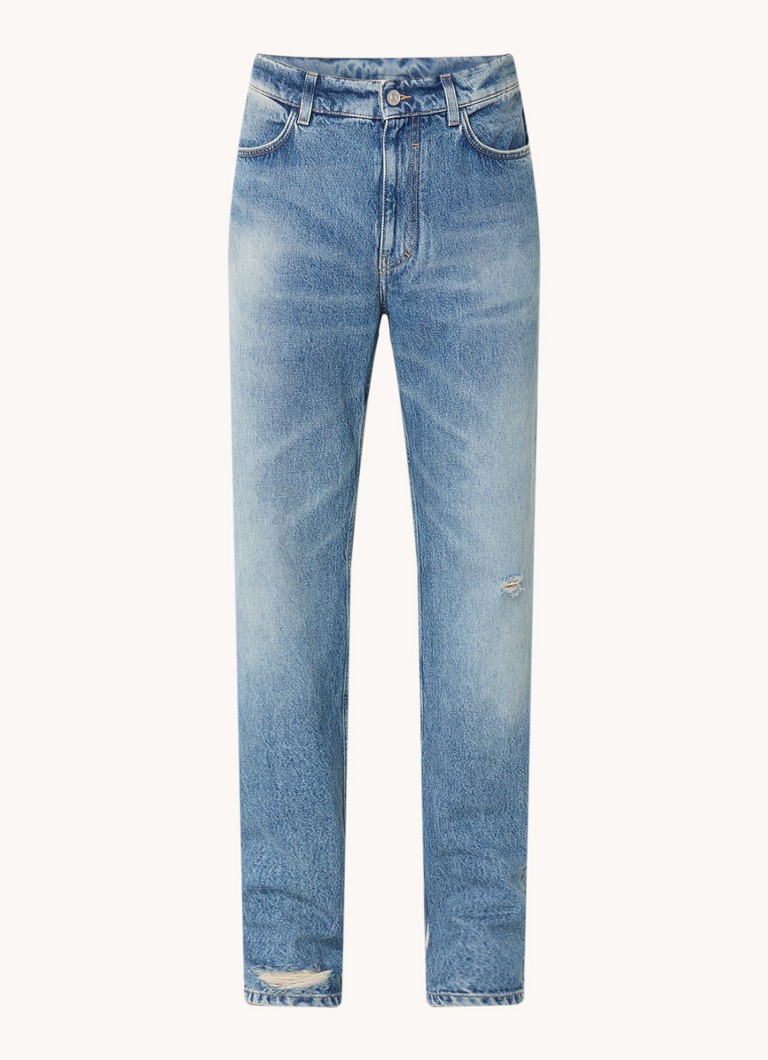 Blugi skinny Givenchy cu efect distressed