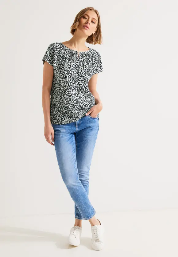 Street One Print Materialmix Shirt