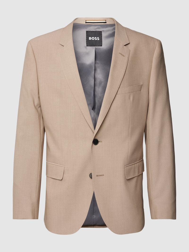 2-Knopf-Sakko mit Woll-Anteil Modell 'Jasper' in beige