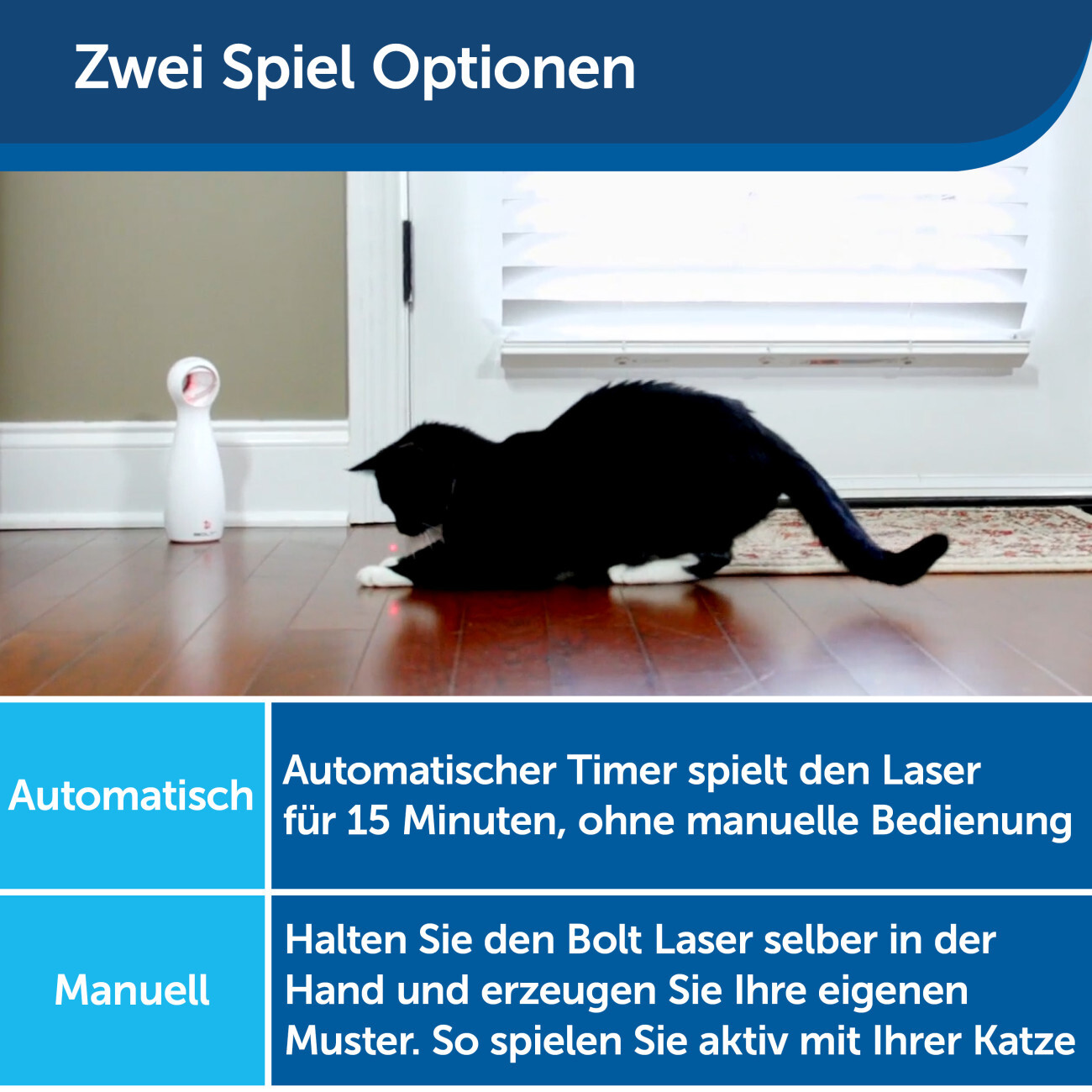 PetSafe Laserpointer & Elektrospielzeug PetSafe FroliCat BOLT Automatisches Laserlicht