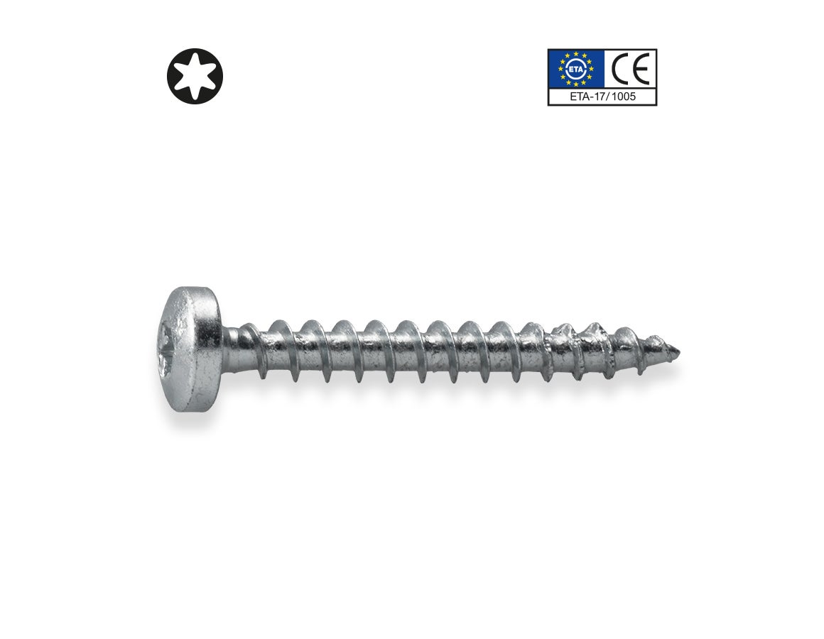 Universalschraube plus mit Pan-Head, VG, vz