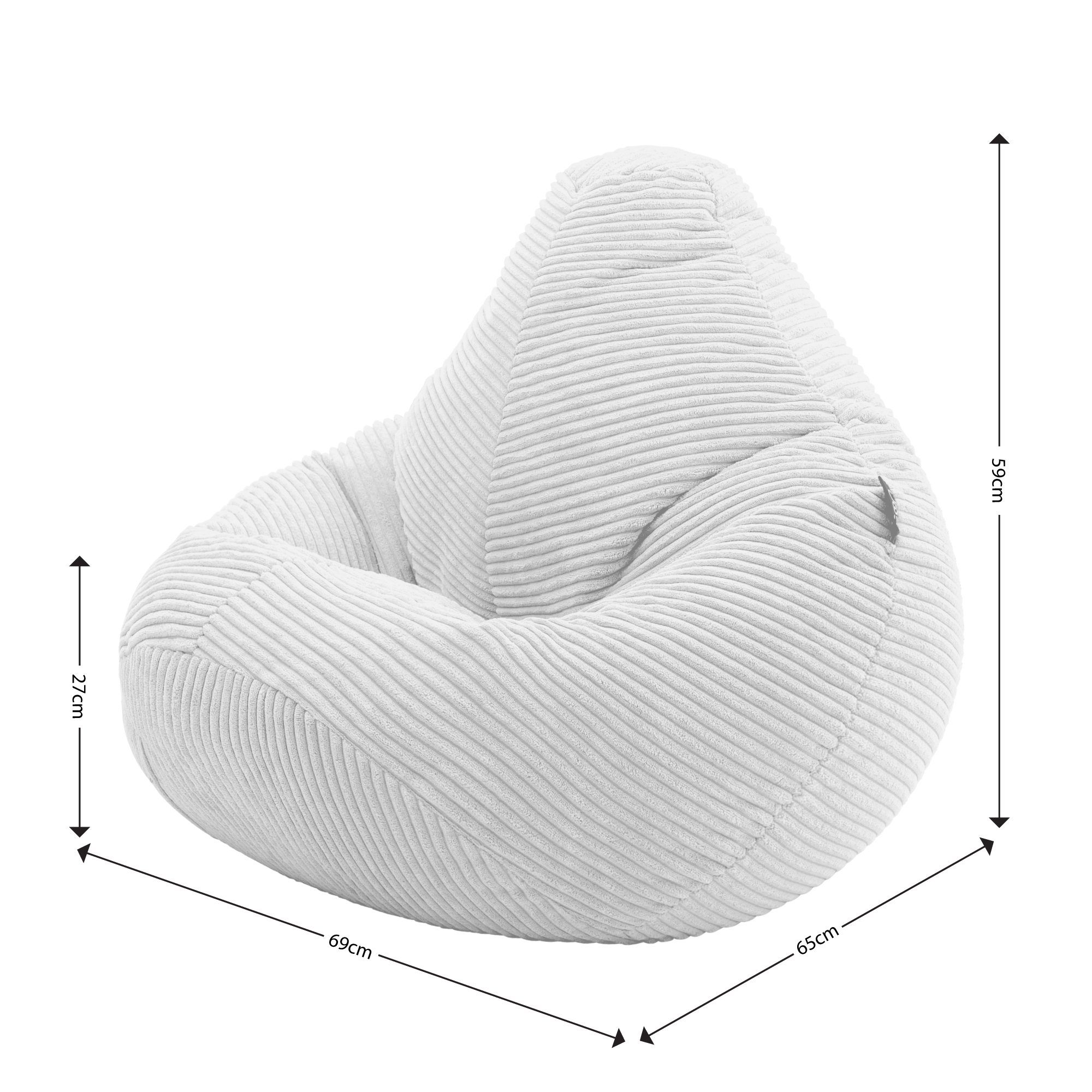 icon Sitzsack Sitzsack-Sessel Flauschig für Kinder „Dalton“