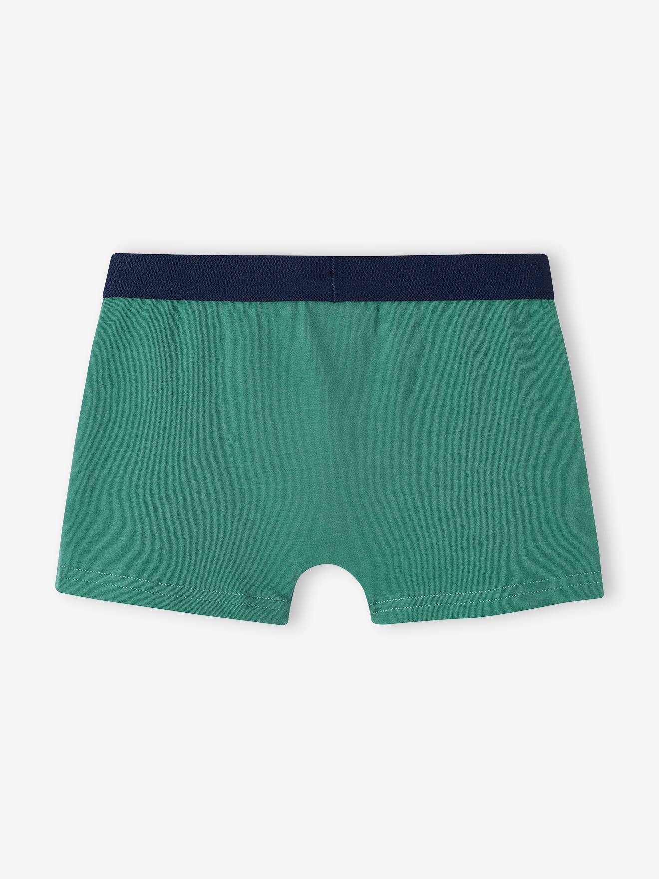 Naruto 3er-Pack Jungen Boxershorts NARUTO UZUMAKI - mintgrün