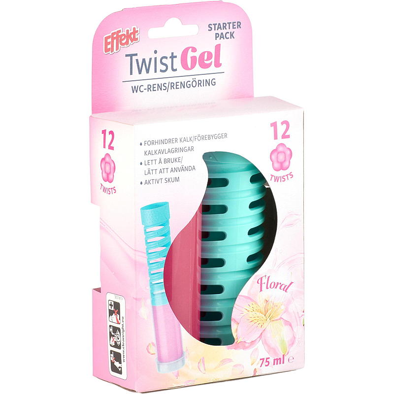 Effekt WC rens Twist gel 75 g Floral Effekt