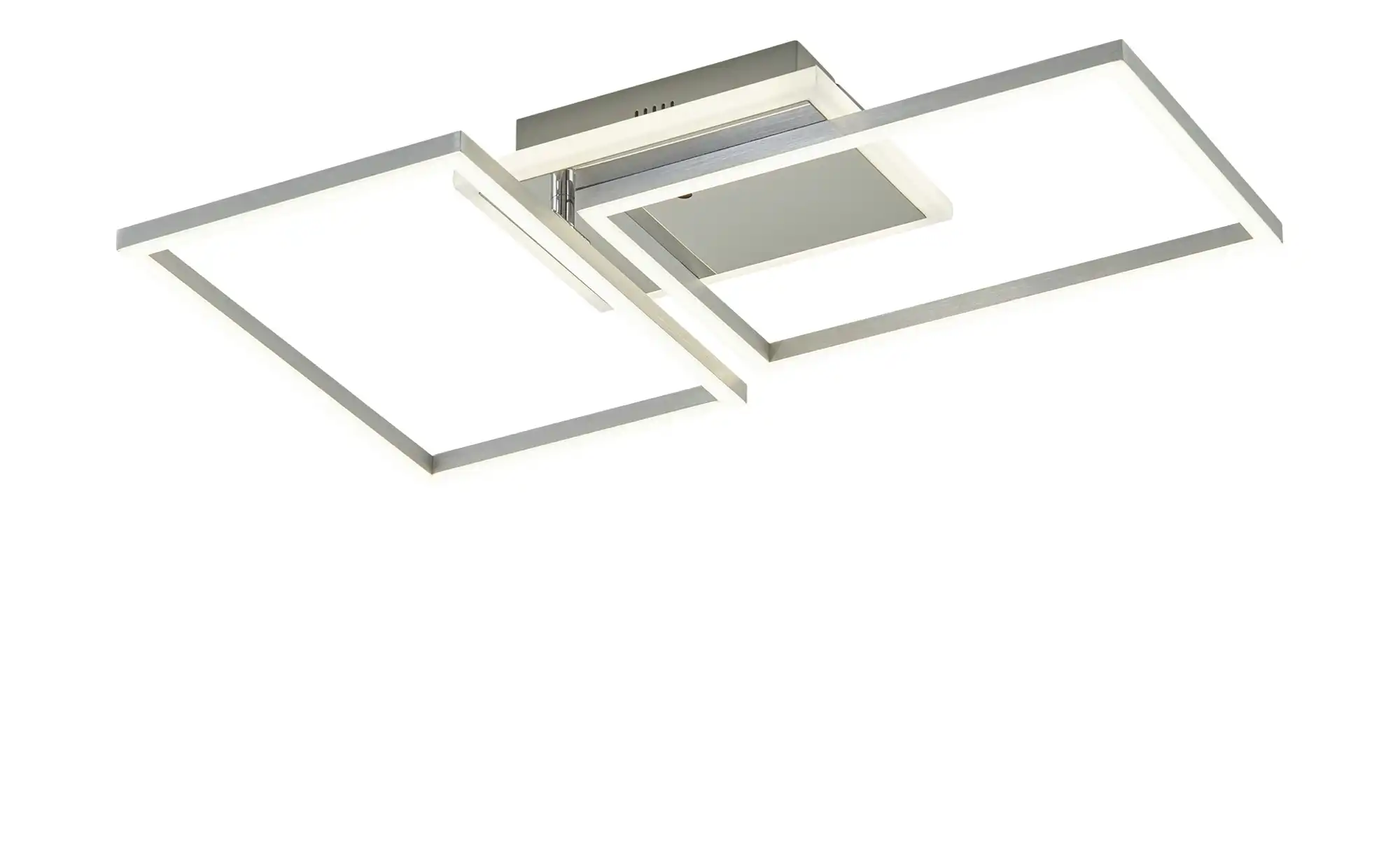 KHG LED-Deckenleuchte, chrom, ´rechteckig´ mit Fernbedienung