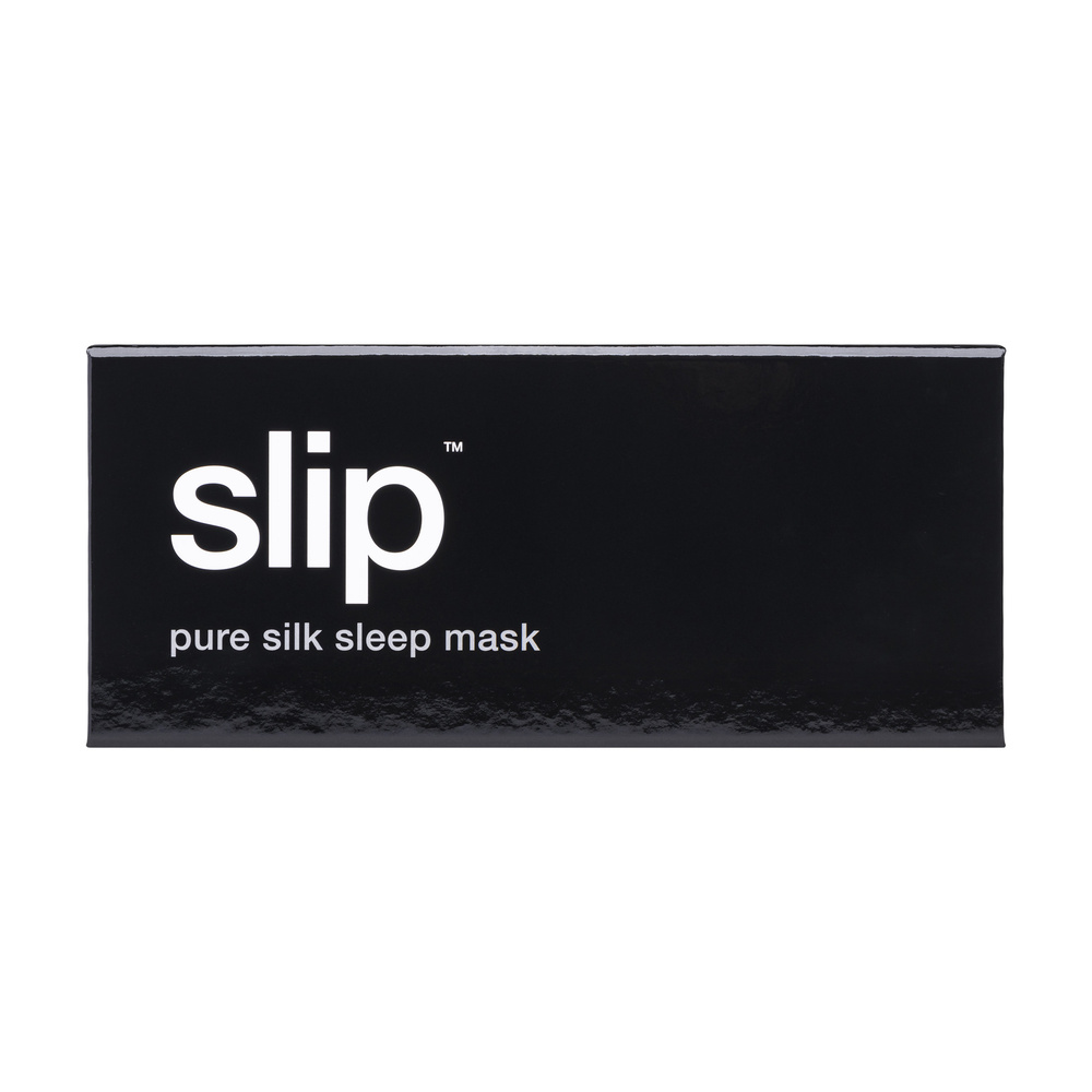 slip masque de sommeil pure soie slip - noir masque de sommeil