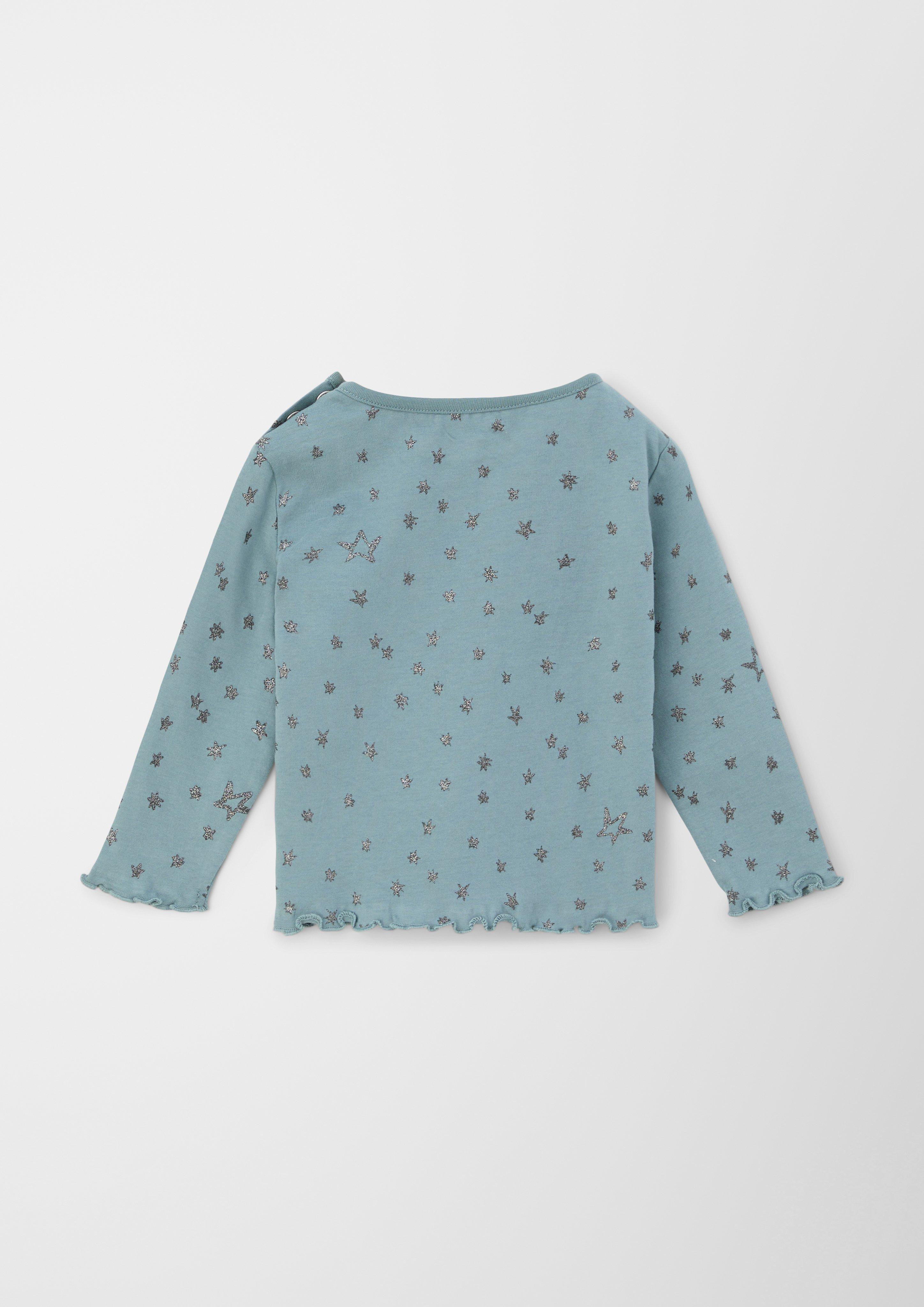 Longsleeve mit Allover-Glitzer-Print  2123281-63A2