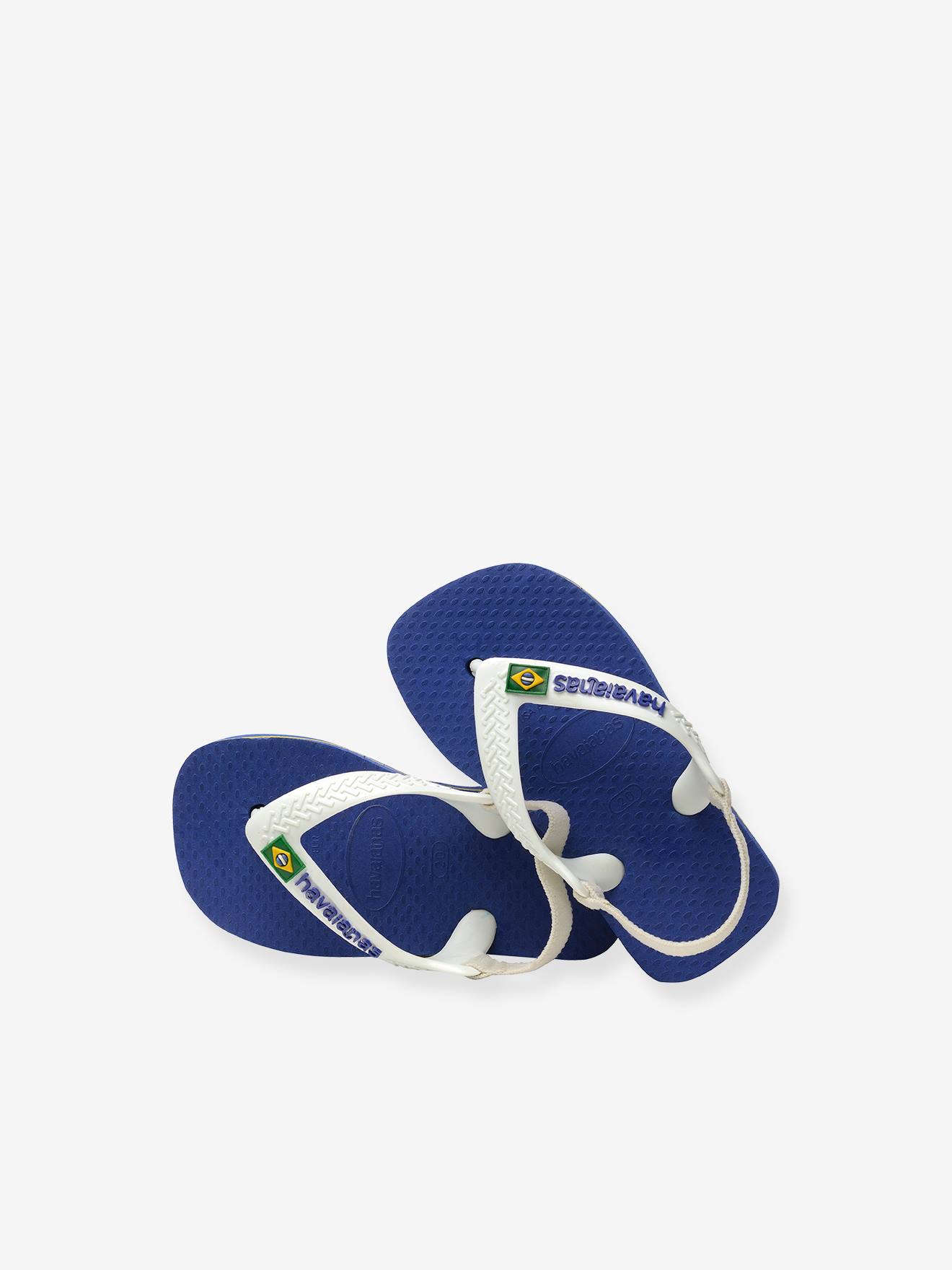Tongs Baby Brasil Logo II HAVAIANAS marine