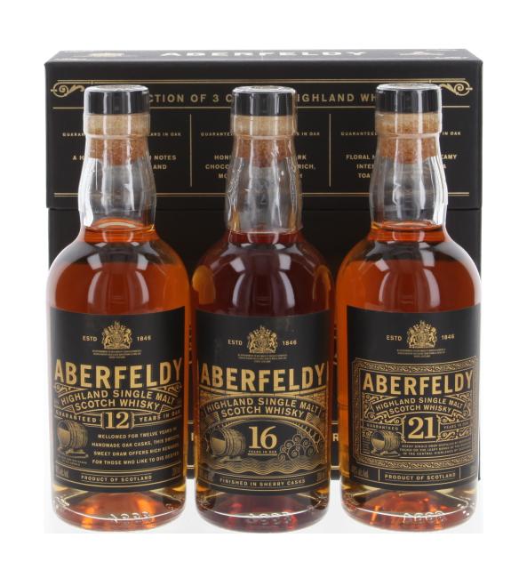 Sortiment Aberfeldy 12/16/21 Jahre alt 0,6 l·40 % vol