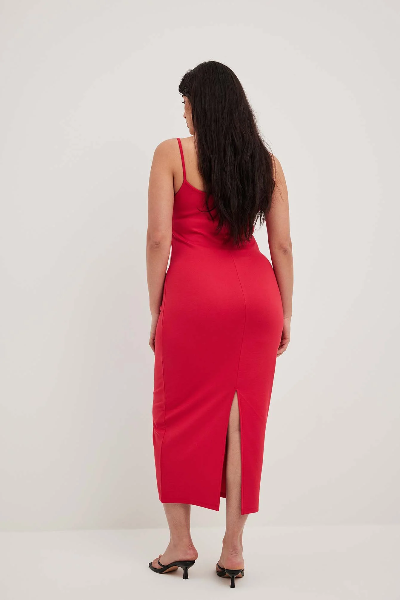 Slip-Midikleid aus Jersey