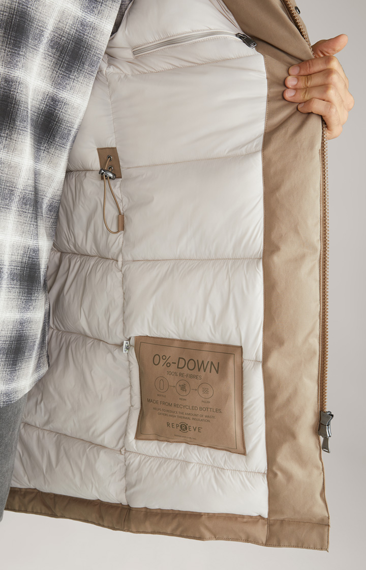 Parka Parko in Dunkelbeige