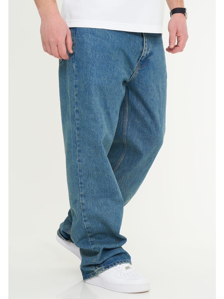 DAILY COTTON Jeans - DCCOTIA Lange Hose Loose-Fit Baggy in Vintage Blue günstig kaufen