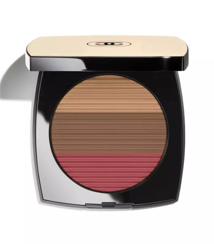 LES BEIGES Harmonie de trois poudres belle mine, poudre bronzante, blush et enlumineur
