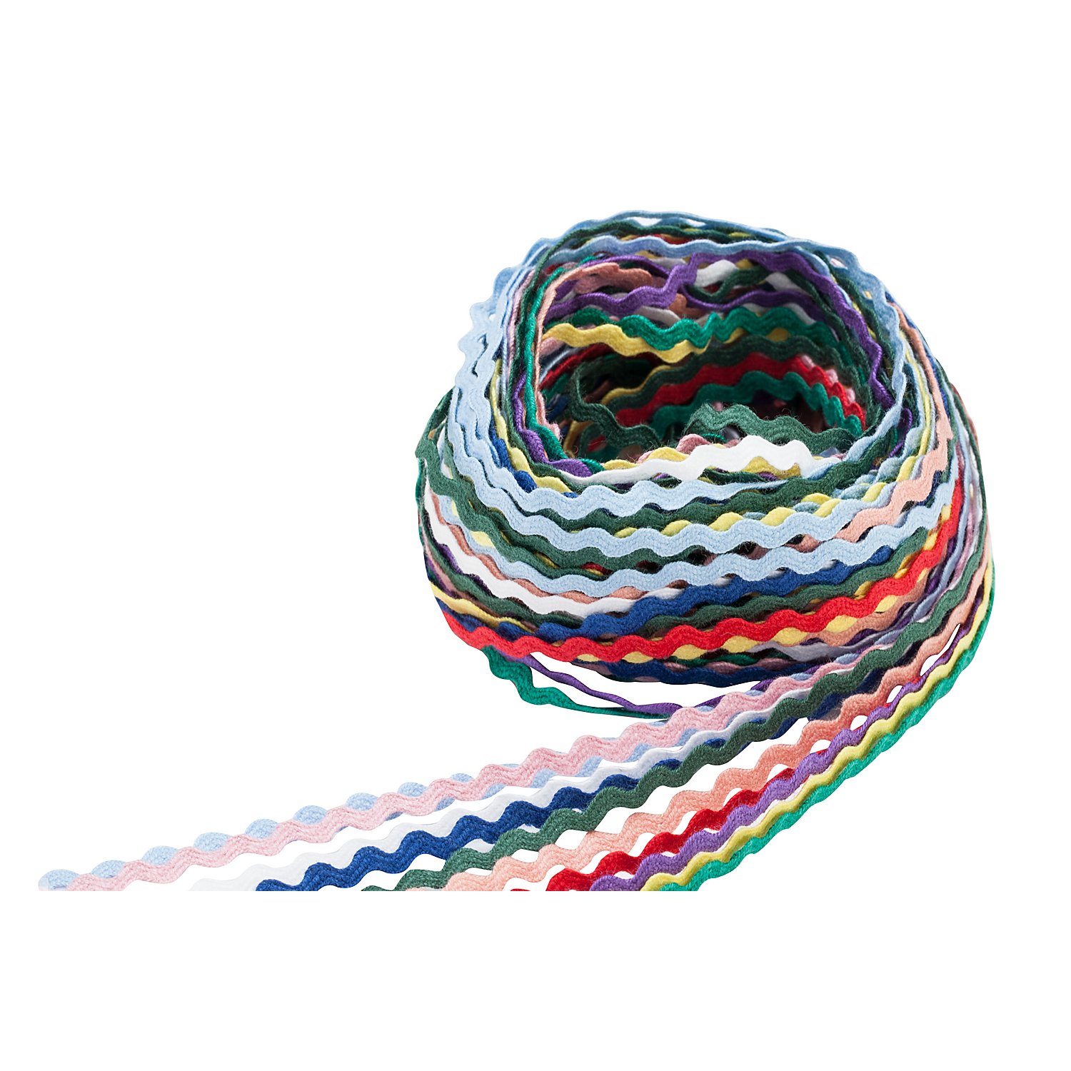 Zackenlitzenpaket, bunt, 2–3 mm, 10x 2 m