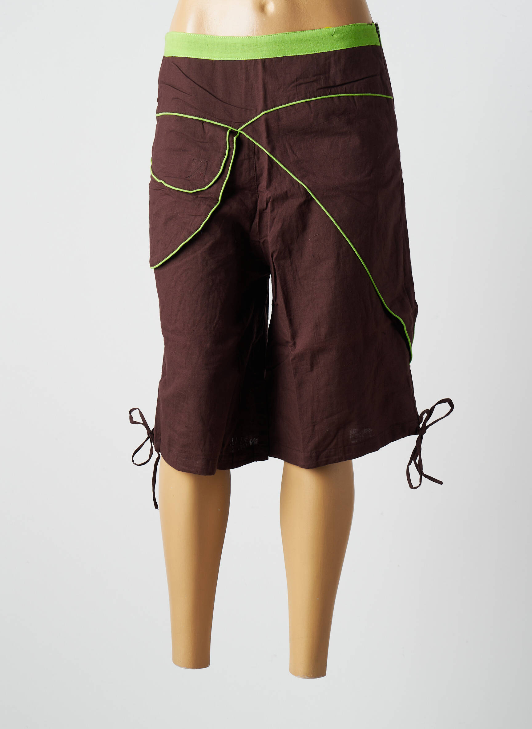 Dipawali Bermudas Femme couleur vert