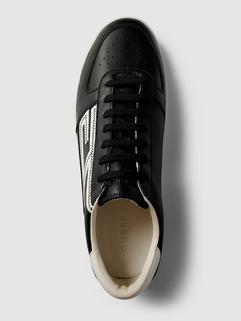 Sneaker mit Label-Details Modell 'SILEA' in schwarz