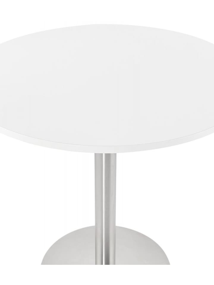 KADIMA DESIGN Runder Esstisch aus Holz und Metall | Modern Elegant Industriell in Weiß günstig kaufen onesize