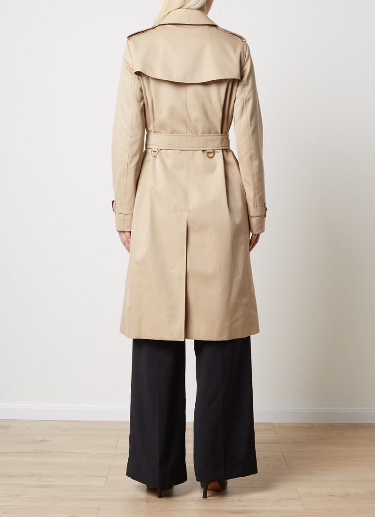 Trench Burberry Kensington cu două nasturi și curea