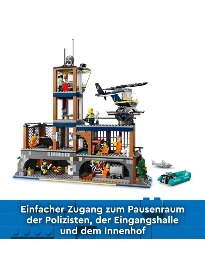 LEGO City Polizeistation auf der Gefängnisinsel in Mehrfarbig ab 7 Jahre günstig kaufen onesize