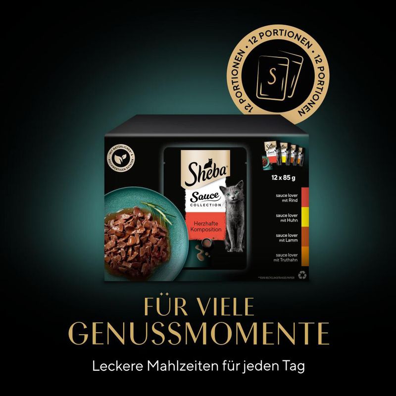 Sparpaket Sheba Varietäten Frischebeutel 96 x 85 g