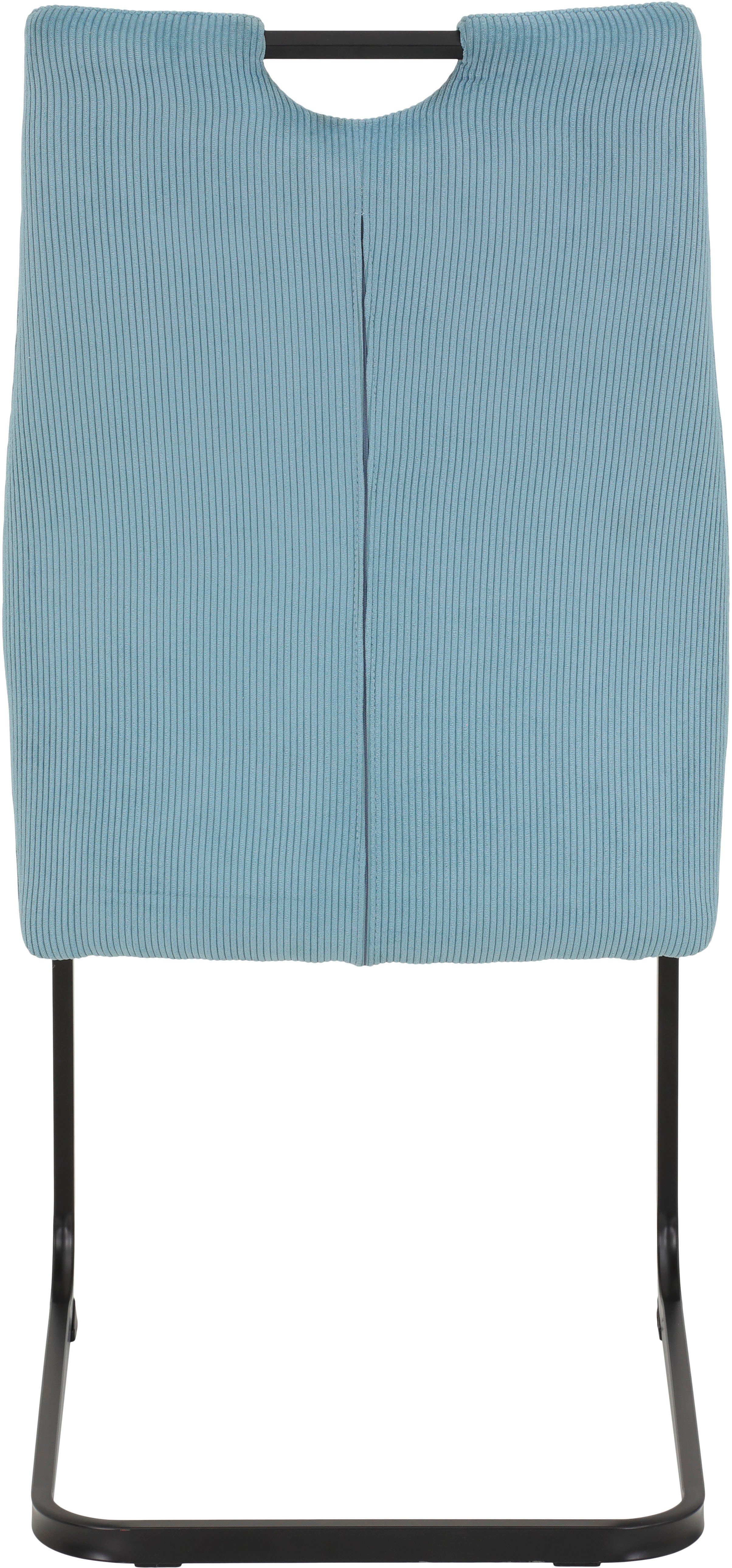 HELA Freischwinger Melina II S (Set, 2 St), Cord oder Bouclé Bezug, Komfortbreite, 140 KG belastbar