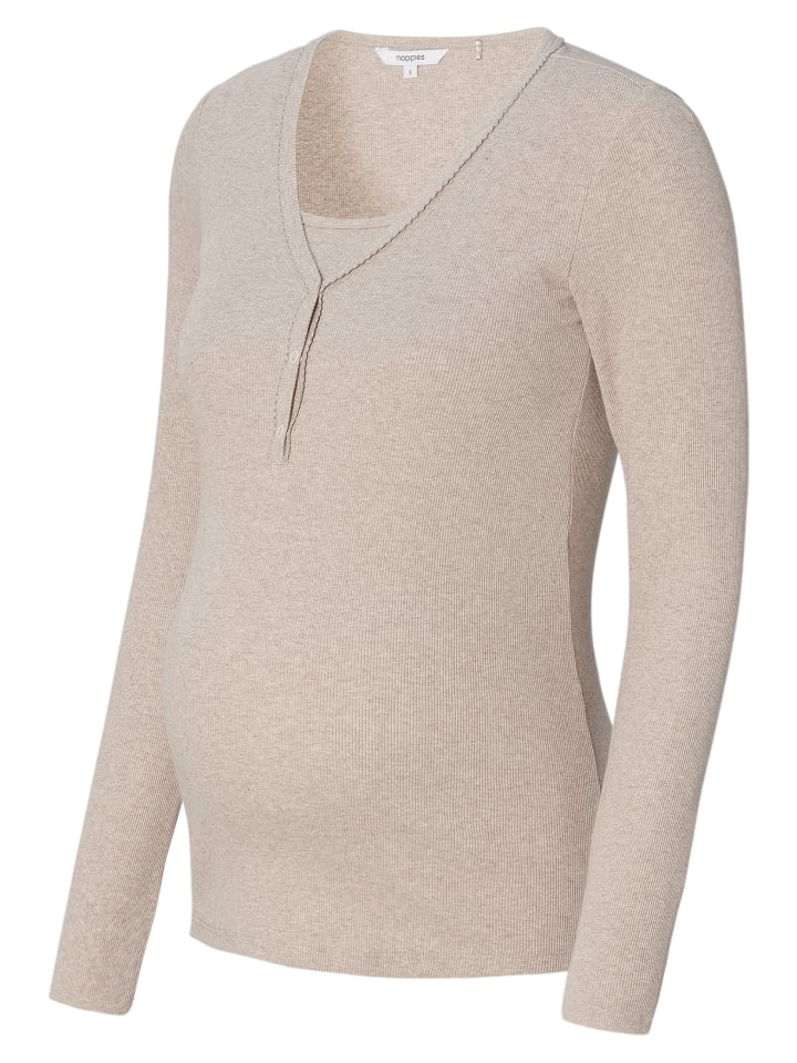 Noppies Still-Schlaftop Amala in Taupe Melange günstig kaufen