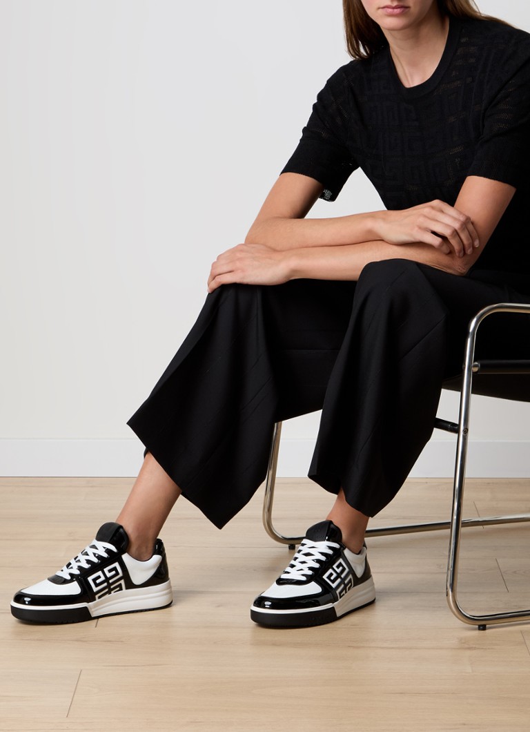 Givenchy G4 vasikannahkaiset logolliset lenkkarit