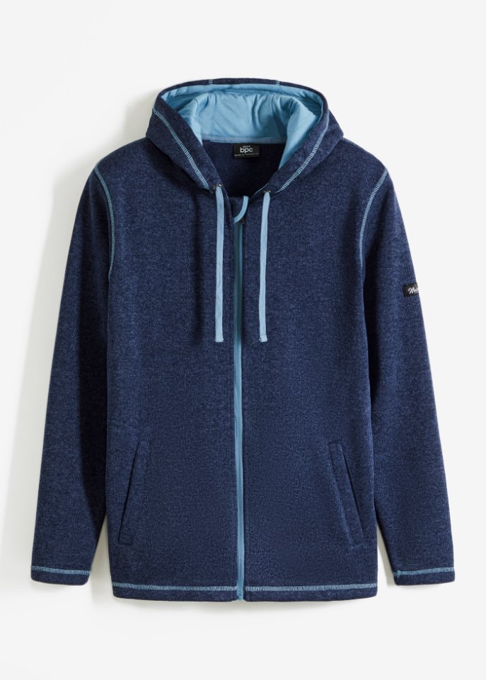 Strickfleece-Jacke