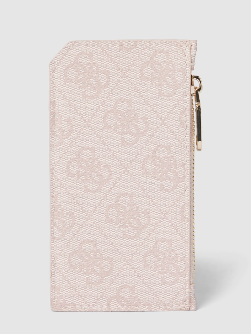 Kartenetui mit Logo-Details in rosé
