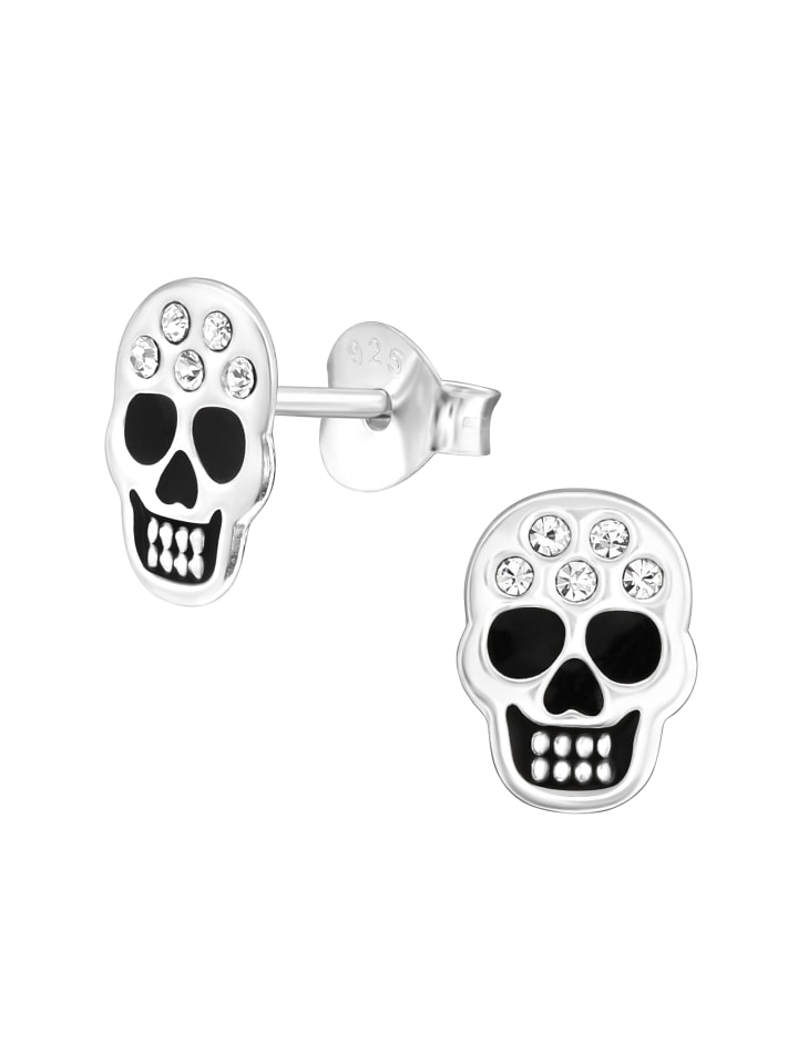 Alexander York Ohrringe, Ohrstecker TOTENKOPF in 925 Sterling Silber, 2-tlg. günstig kaufen onesize