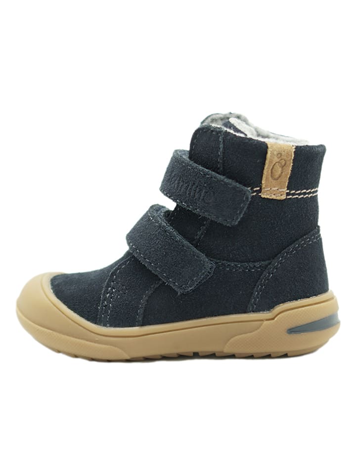 lamino Leder-Boots in Dunkelblau günstig kaufen