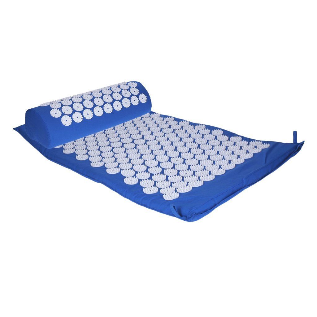 TP Akupressurmatte Akupressurmatte mit Kissen 75x44cm Blau