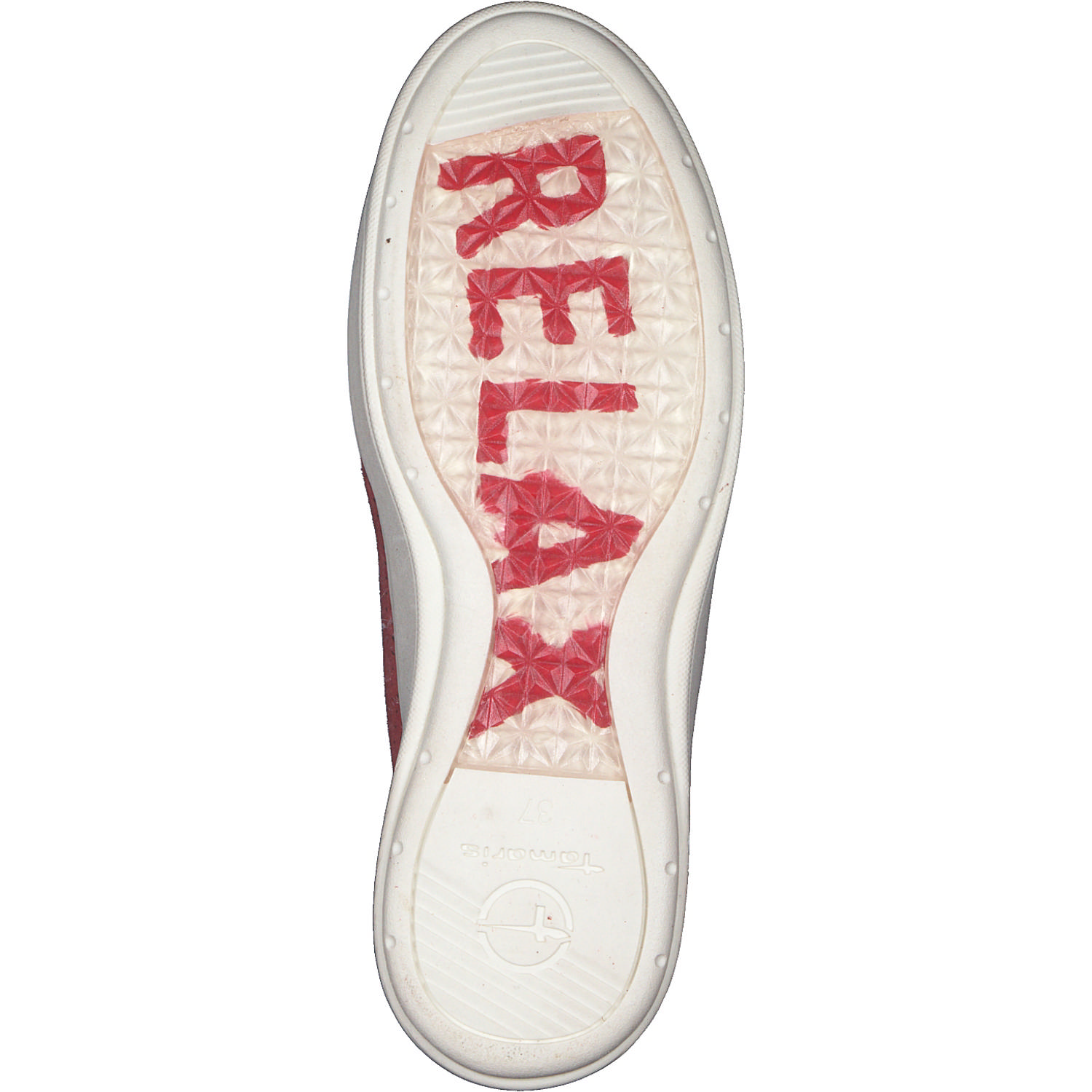 Tamaris 23726, Sneakers Low, Damen, Rot