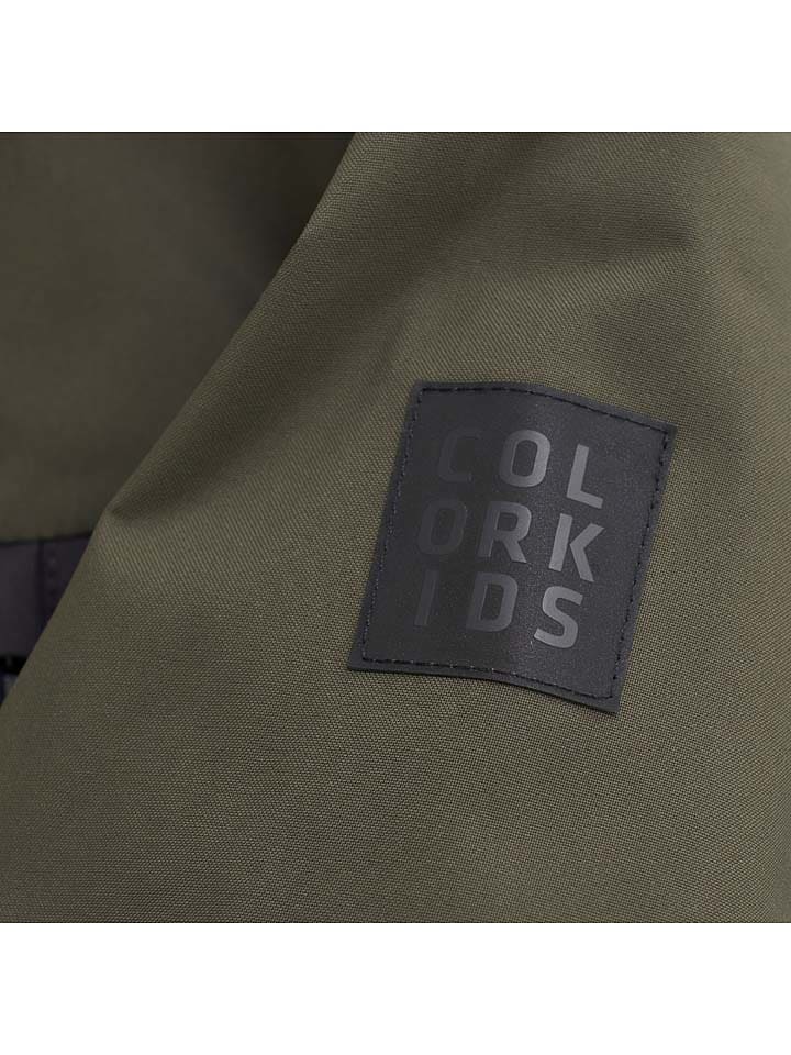 Color Kids Ski-/ Snowboardjacke in Beige/ Khaki/ Schwarz günstig kaufen