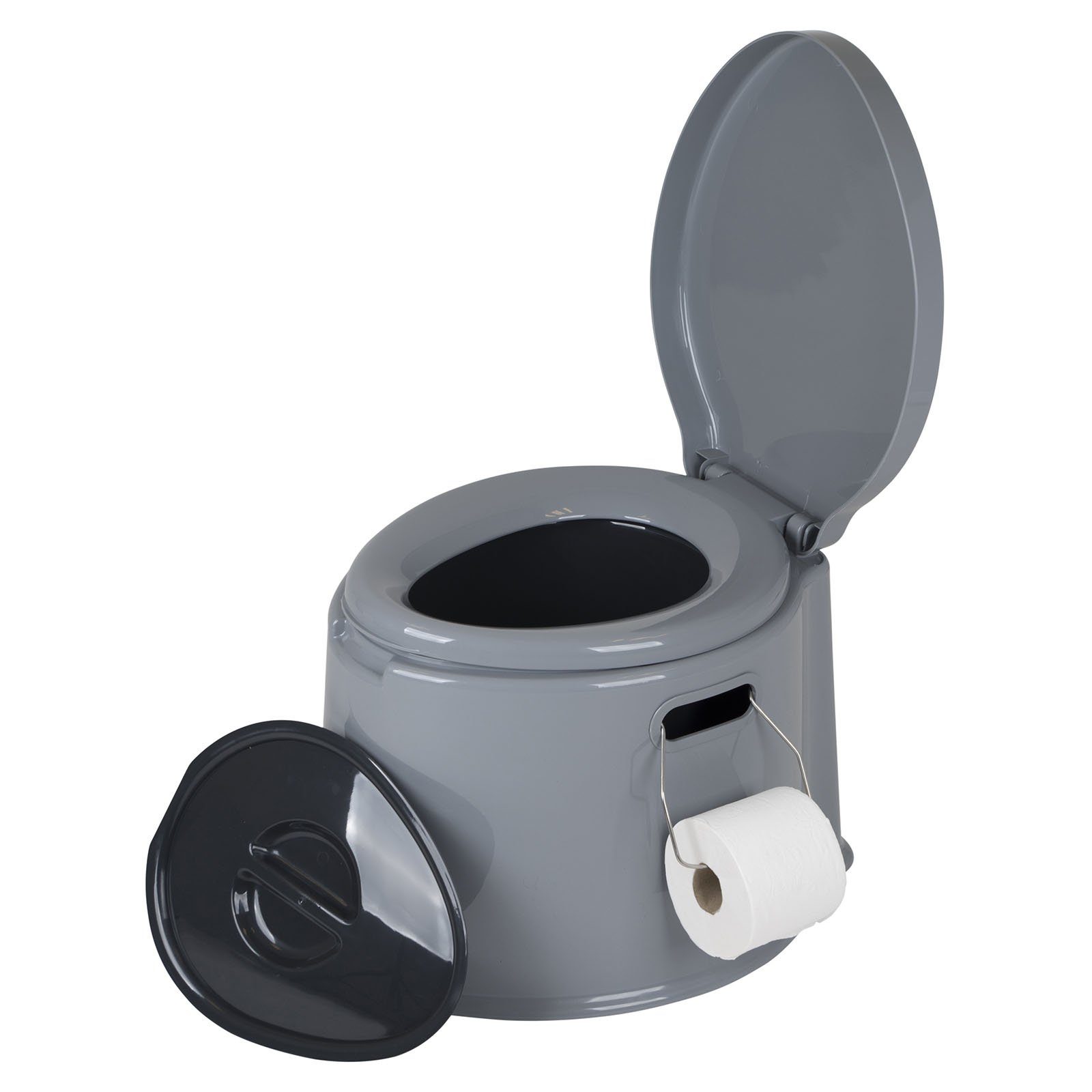 Bo-Camp Campingtoilette Campingtoilette Kompost Eimer Toilette, Reise Camping WC Mobil Bau Klo