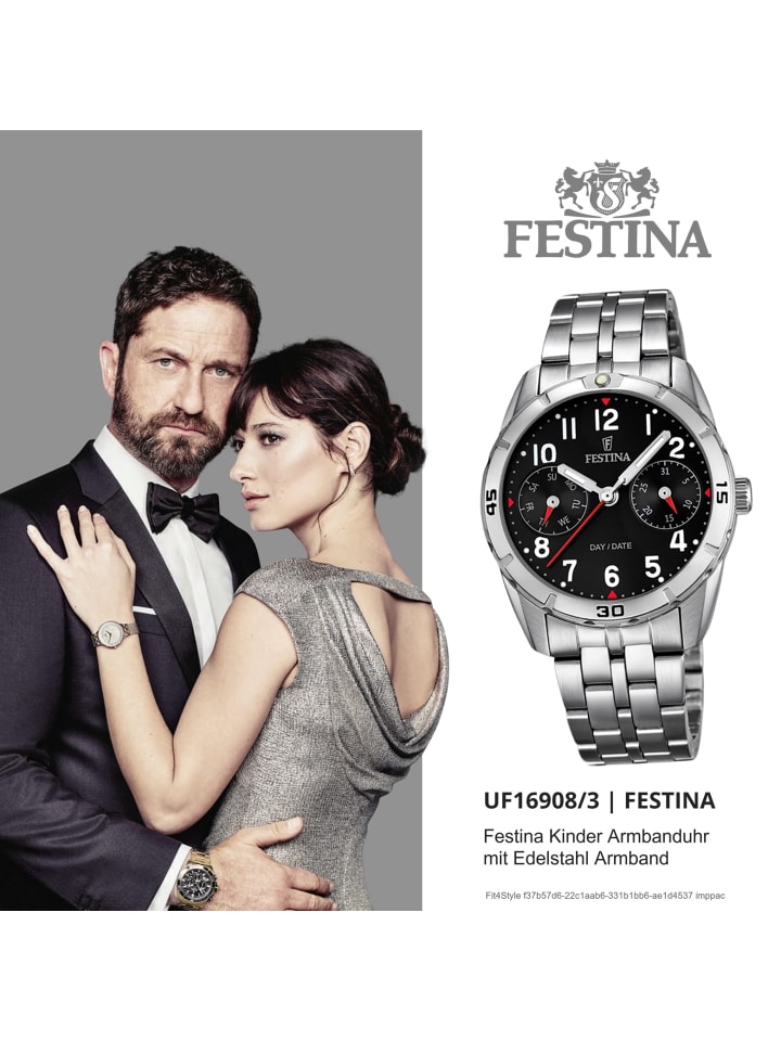 Festina Analog-Armbanduhr Festina Junior Collection silber mittel (ca. 33mm) günstig kaufen onesize